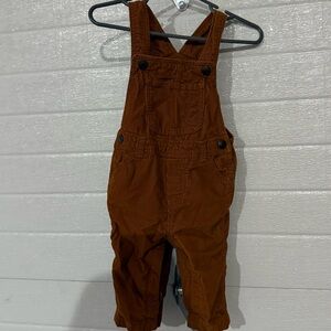 Old Navy Rust Corduroy Baby Overalls